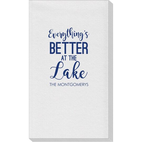 Better at the Lake Linen Like Guest Towels